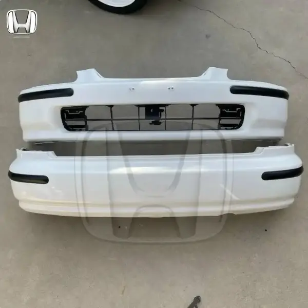 Civic 96-98 hatchback OEM SIR bumpers with OEM molding and retaining clips