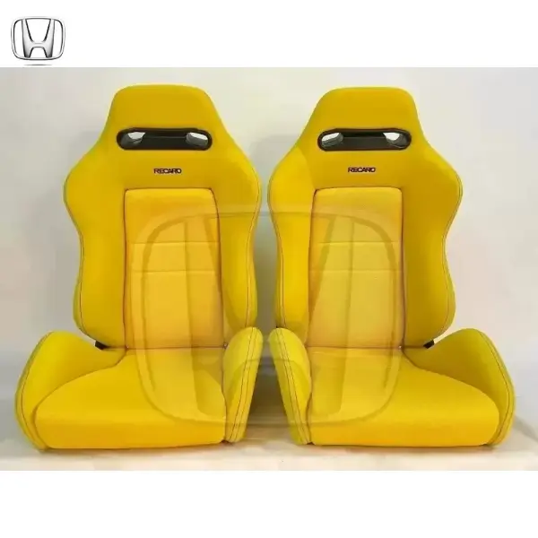 Jdm Sr3 Recaro seats changed cover Yellow fabric