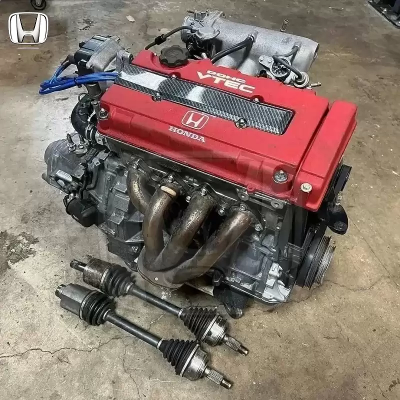 USDM 96 GSR swap.  Good working condition. 240 compression all across.  Goodies: -ITR style intake manifold -RSR Jdm header -AEM fuel rail -Skunk2 cam gears -Clutch masters hydraulic throw out bearing -new clutch -Comes with axles & half shaft.