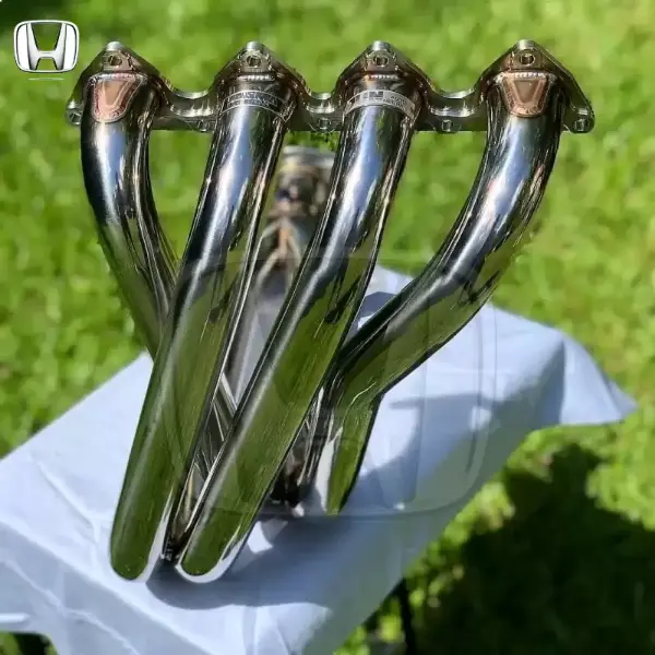 The JUN Auto Honda B16/B18 Vtec Race Header. Quality is Amazing on this piece. Its also the last header